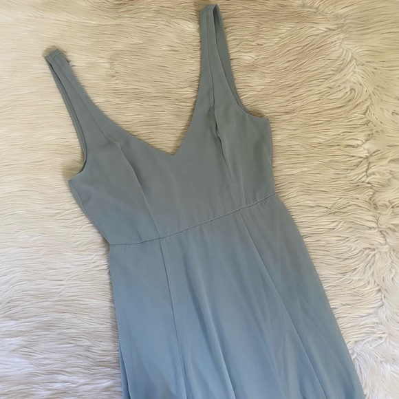 Show Me Your Mumu Blue Sage Crip Jenn Maxi Dress - Picture 2 of 9